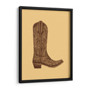 Bota Vaquera Marrón - Anyone Can Yeehaw | Cuadro decorativo de Canvas Lab