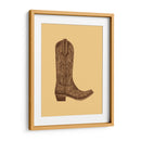 Bota Vaquera Marrón - Anyone Can Yeehaw | Cuadro decorativo de Canvas Lab