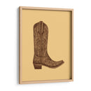 Bota Vaquera Marrón - Anyone Can Yeehaw | Cuadro decorativo de Canvas Lab