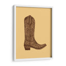Bota Vaquera Marrón - Anyone Can Yeehaw | Cuadro decorativo de Canvas Lab