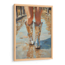 Vaquera Plateada - Fluidys | Cuadro decorativo de Canvas Lab