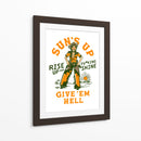 Sun's Up Rise Up and Fucking Shine, vaquera del Salvaje Oeste - The Whiskey Ginger | Cuadro decorativo de Canvas Lab