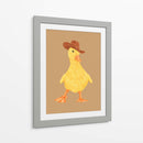Daphne la patita vaquera - Anyone Can Yeehaw | Cuadro decorativo de Canvas Lab