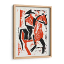 Jinete de caballo abstracto - Andreas Magnusson | Cuadro decorativo de Canvas Lab