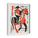 Jinete de caballo abstracto - Andreas Magnusson | Cuadro decorativo de Canvas Lab