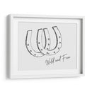 Herradura Wild and Free Negra - Jolly and Dash | Cuadro decorativo de Canvas Lab