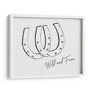 Herradura Wild and Free Negra - Jolly and Dash | Cuadro decorativo de Canvas Lab