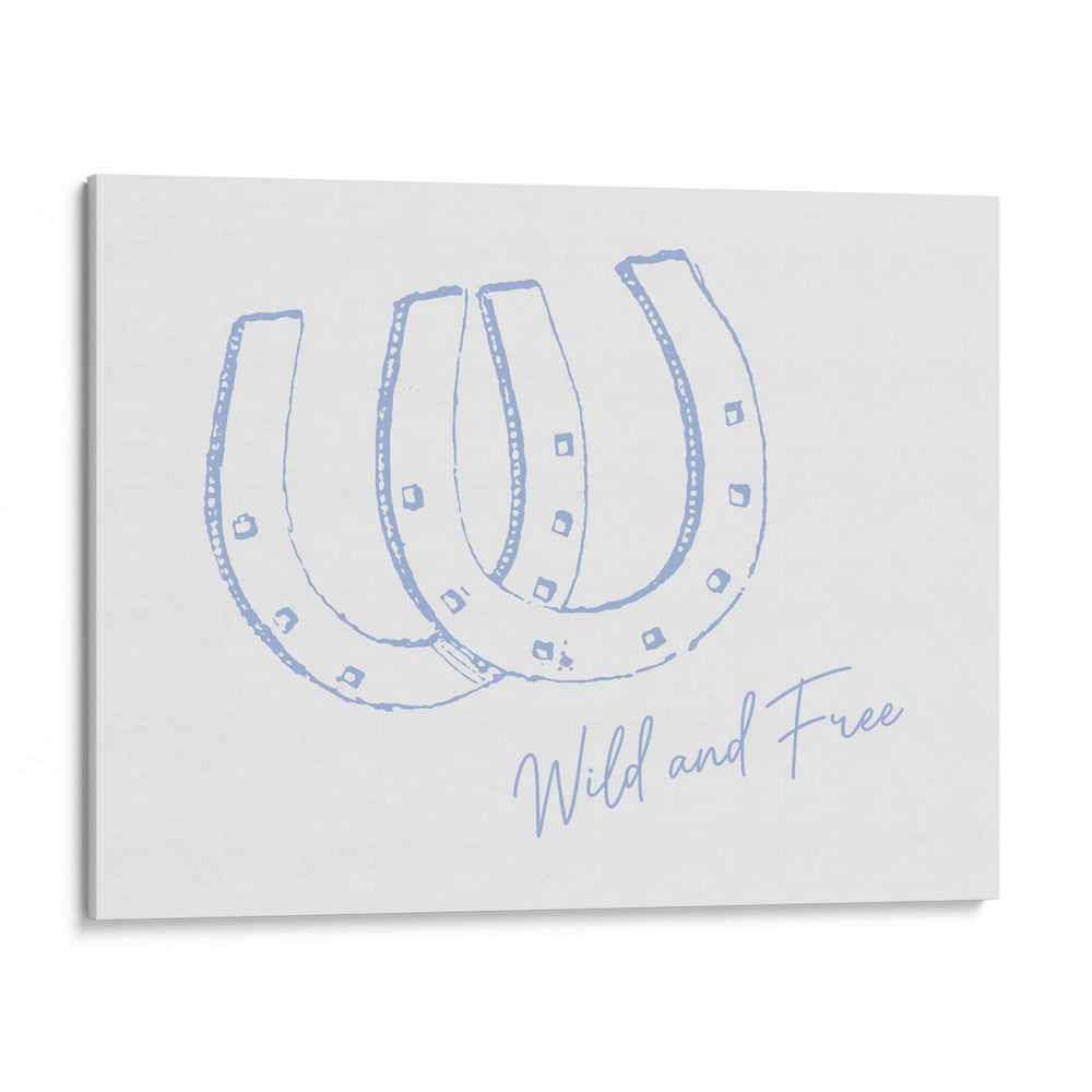 Herradura Wild and Free azul - Jolly and Dash | Cuadro decorativo de Canvas Lab