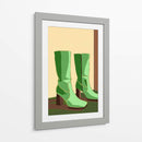 Botas verdes - Sharyn Bursic | Cuadro decorativo de Canvas Lab
