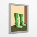Botas verdes - Sharyn Bursic | Cuadro decorativo de Canvas Lab