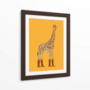 Jolene la Jirafa Vaquera - Anyone Can Yeehaw | Cuadro decorativo de Canvas Lab