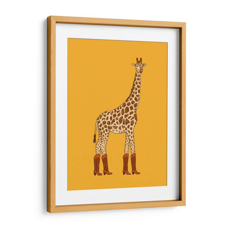 Jolene la Jirafa Vaquera - Anyone Can Yeehaw | Cuadro decorativo de Canvas Lab