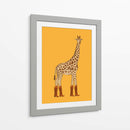 Jolene la Jirafa Vaquera - Anyone Can Yeehaw | Cuadro decorativo de Canvas Lab