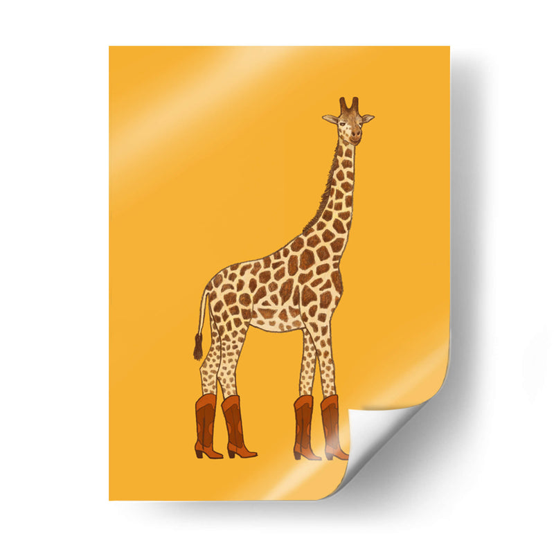 Jolene la Jirafa Vaquera - Anyone Can Yeehaw | Cuadro decorativo de Canvas Lab