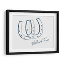 Herradura Wild and Free Azul Marino - Jolly and Dash | Cuadro decorativo de Canvas Lab