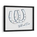 Herradura Wild and Free Azul Marino - Jolly and Dash | Cuadro decorativo de Canvas Lab