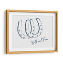 Herradura Wild and Free Azul Marino - Jolly and Dash | Cuadro decorativo de Canvas Lab