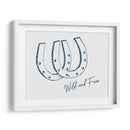 Herradura Wild and Free Azul Marino - Jolly and Dash | Cuadro decorativo de Canvas Lab