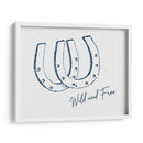 Herradura Wild and Free Azul Marino - Jolly and Dash | Cuadro decorativo de Canvas Lab