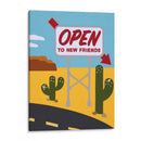 Open To New Friends - Rankin Willard | Cuadro decorativo de Canvas Lab