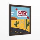 Open To New Friends - Rankin Willard | Cuadro decorativo de Canvas Lab