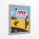 Open To New Friends - Rankin Willard | Cuadro decorativo de Canvas Lab