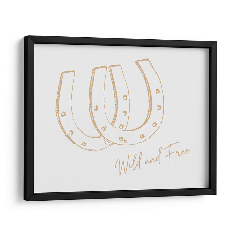 Herradura Wild and Free Neutral - Jolly and Dash | Cuadro decorativo de Canvas Lab