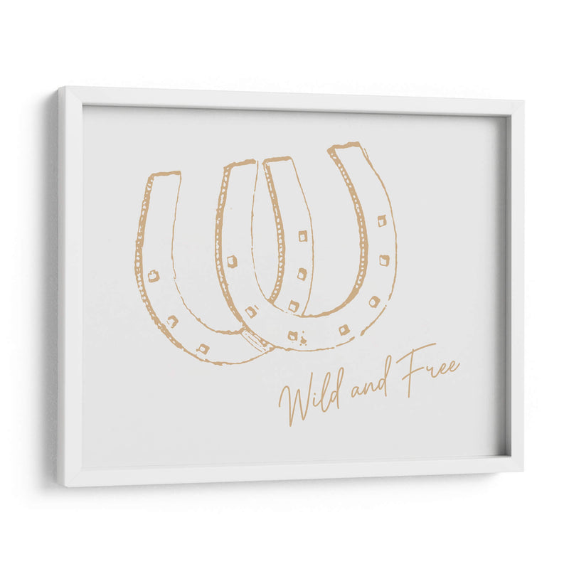 Herradura Wild and Free Neutral - Jolly and Dash | Cuadro decorativo de Canvas Lab
