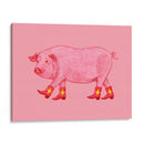 Marjorie la cerdita vaquera - Anyone Can Yeehaw | Cuadro decorativo de Canvas Lab