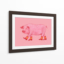 Marjorie la cerdita vaquera - Anyone Can Yeehaw | Cuadro decorativo de Canvas Lab
