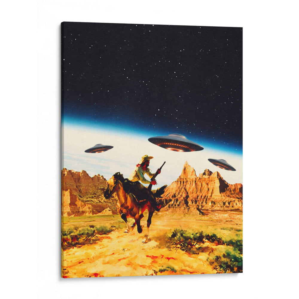 Persecución espacial de ovnis - Taudalpoi | Cuadro decorativo de Canvas Lab