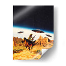 Persecución espacial de ovnis - Taudalpoi | Cuadro decorativo de Canvas Lab