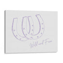 Herradura Wild and Free Morado - Jolly and Dash | Cuadro decorativo de Canvas Lab
