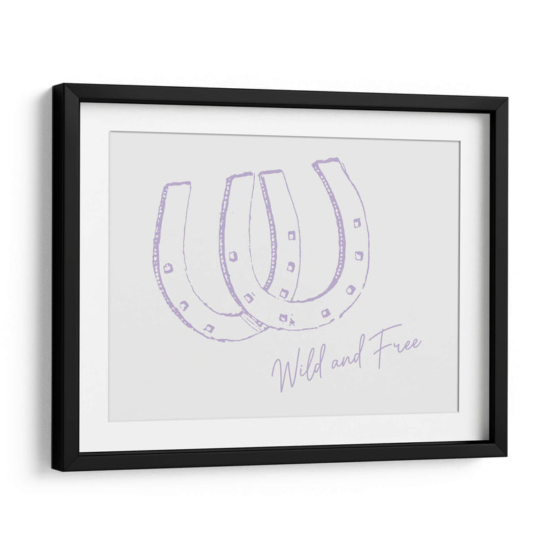 Herradura Wild and Free Morado - Jolly and Dash | Cuadro decorativo de Canvas Lab