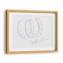 Herradura Wild and Free Morado - Jolly and Dash | Cuadro decorativo de Canvas Lab