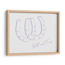 Herradura Wild and Free Morado - Jolly and Dash | Cuadro decorativo de Canvas Lab