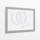 Herradura Wild and Free Morado - Jolly and Dash | Cuadro decorativo de Canvas Lab