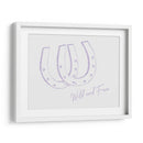 Herradura Wild and Free Morado - Jolly and Dash | Cuadro decorativo de Canvas Lab