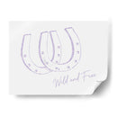 Herradura Wild and Free Morado - Jolly and Dash | Cuadro decorativo de Canvas Lab