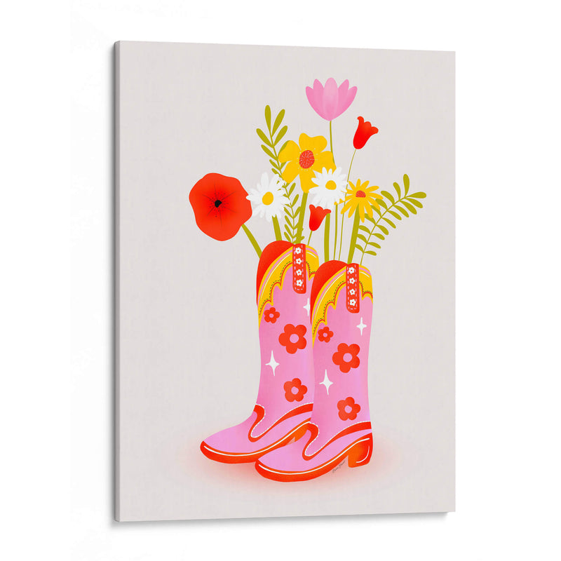 Botas de vaquera - Baroo Bloom | Cuadro decorativo de Canvas Lab