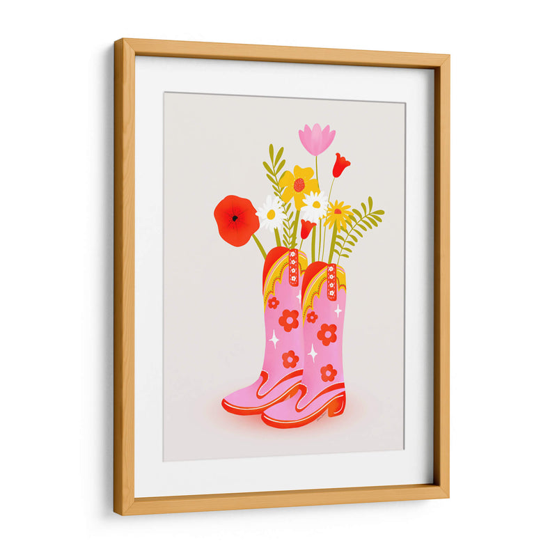 Botas de vaquera - Baroo Bloom | Cuadro decorativo de Canvas Lab