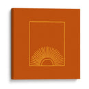 Sol Mínimo Caramelo - Anyone Can Yeehaw | Cuadro decorativo de Canvas Lab