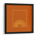 Sol Mínimo Caramelo - Anyone Can Yeehaw | Cuadro decorativo de Canvas Lab