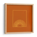 Sol Mínimo Caramelo - Anyone Can Yeehaw | Cuadro decorativo de Canvas Lab