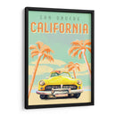 Póster de Surf de California - The Whiskey Ginger | Cuadro decorativo de Canvas Lab