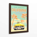 Póster de Surf de California - The Whiskey Ginger | Cuadro decorativo de Canvas Lab