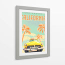 Póster de Surf de California - The Whiskey Ginger | Cuadro decorativo de Canvas Lab