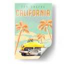 Póster de Surf de California - The Whiskey Ginger | Cuadro decorativo de Canvas Lab