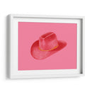 Stetson rojo sobre rosa - Anyone Can Yeehaw | Cuadro decorativo de Canvas Lab