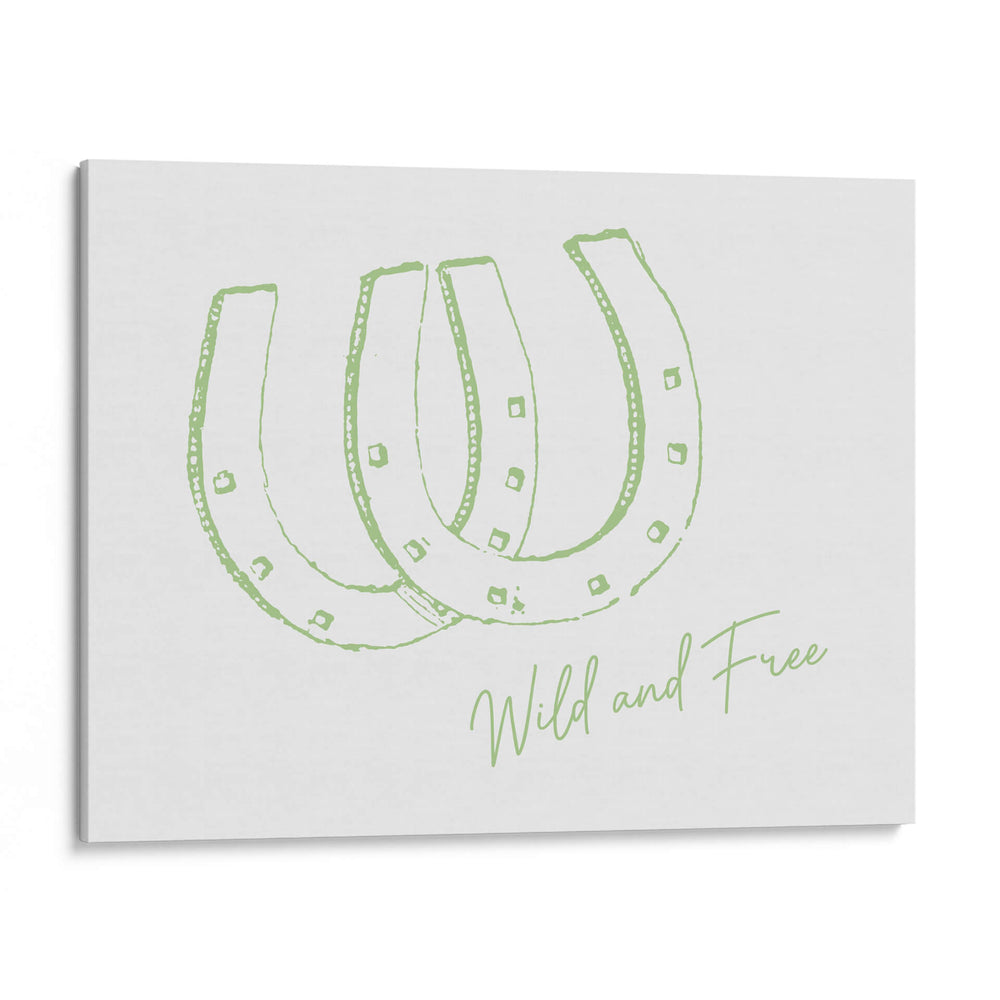 Herradura Wild and Free Verde Salvia - Jolly and Dash | Cuadro decorativo de Canvas Lab